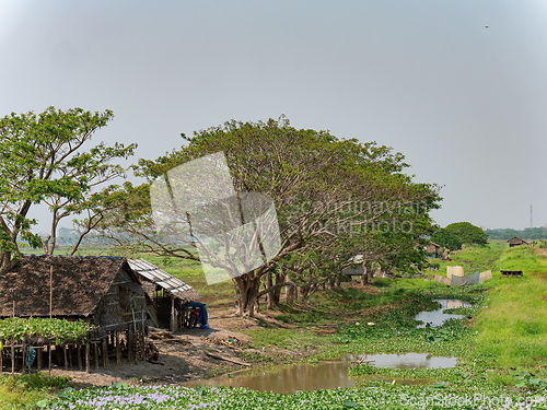 Image of Homes at the Irrawaddy Delta in Myanmar