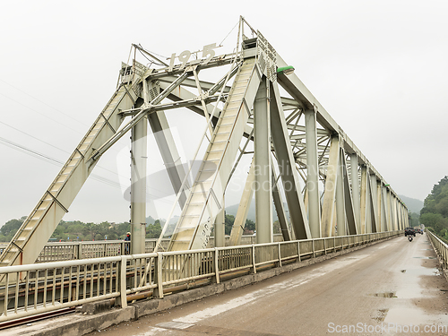Image of The Ham Rong Bridge in Thanh Hoa, Vietnam