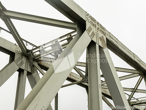 Image of Detail of the Ham Rong Bridge in Thanh Hoa, Vietnam