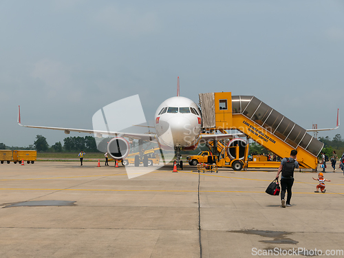 Image of VietJet Airbus A320 NEO at Tho Xuan Airport at Thanh Hoa, Vietna