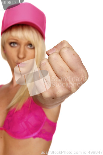Image of woman with cap
