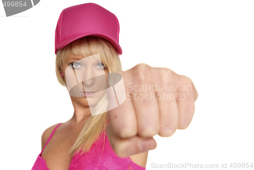 Image of woman with cap