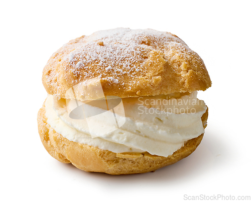 Image of freshly baked cream puff