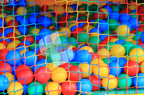 Image of color balls texture