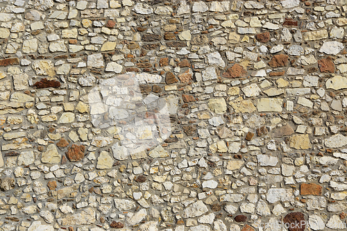 Image of Very old stone wall texture