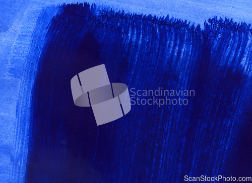 Image of Blue and dark blue hand drawn paint background