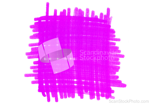 Image of Abstract pink hand drawn texture on white background