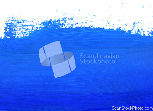 Image of Bright blue and white drawn paint background