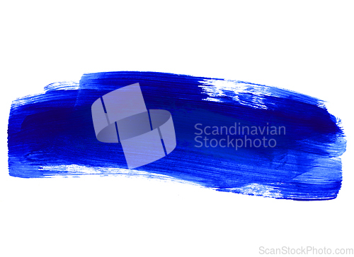 Image of Bright blue hand drawn texture on white background