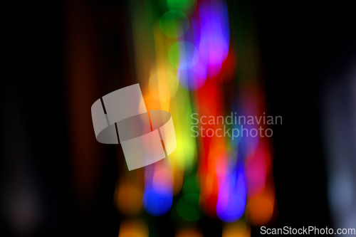 Image of Abstract colorful motion background with blurred lights 