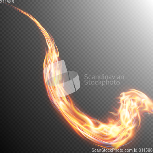 Image of Abstract fire flame light. EPS 10