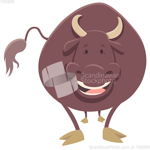 Image of bull farm animal character