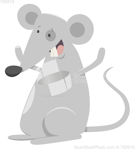 Image of cartoon mouse animal character