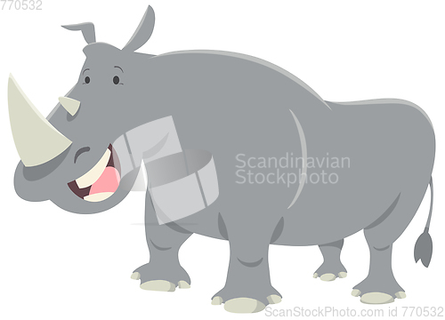 Image of rhinoceros animal character