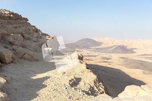 Image of Desert landscape nature tourism and travel