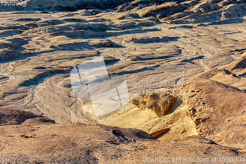 Image of Incredible Namibia landscape like moonscape, Africa