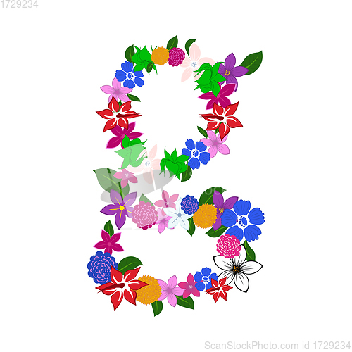 Image of Floral Alphabet Letter