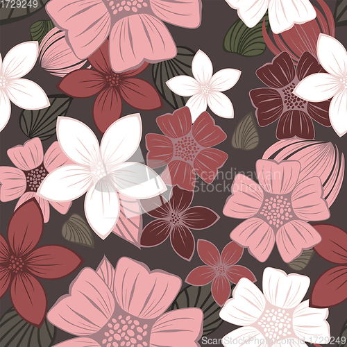 Image of Seamless Floral Pattern