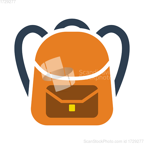 Image of Icon Of School Rucksack In Ui Colors