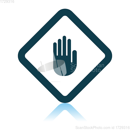 Image of Icon Of Warning Hand