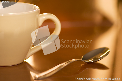 Image of  cup and spoon