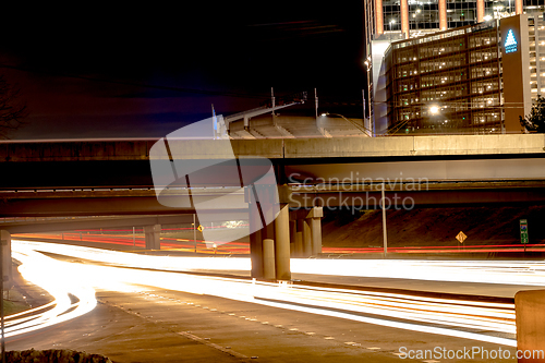 Image of Downtown Charlotte North Carolina USA at Sunrise