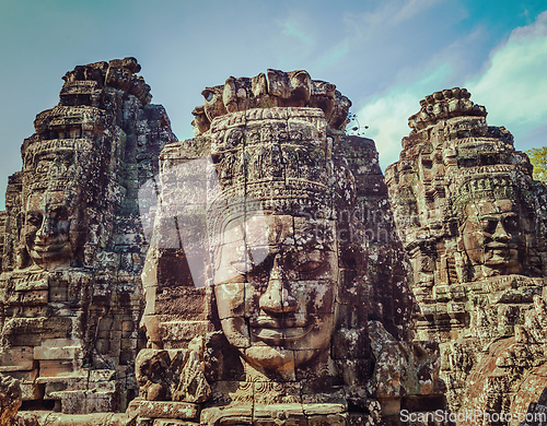 Image of Faces of Bayon temple, Angkor, Cambodia