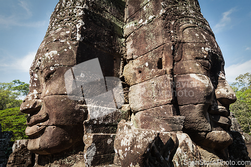 Image of Faces of Bayon temple, Angkor, Cambodia