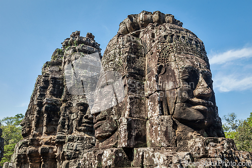 Image of Faces of Bayon temple, Angkor, Cambodia