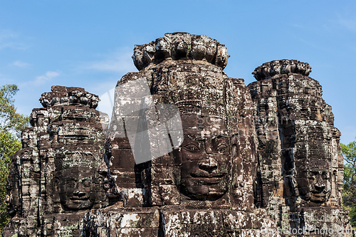 Image of Faces of Bayon temple, Angkor, Cambodia