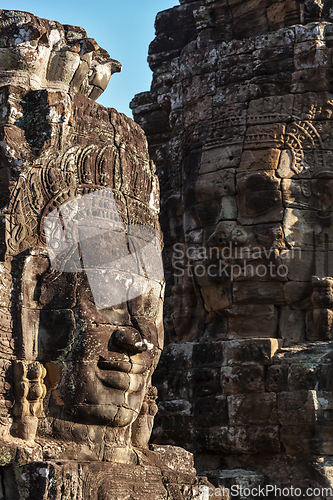 Image of Faces of Bayon temple, Angkor, Cambodia