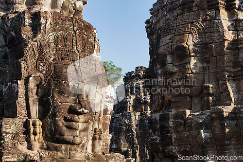 Image of Faces of Bayon temple, Angkor, Cambodia