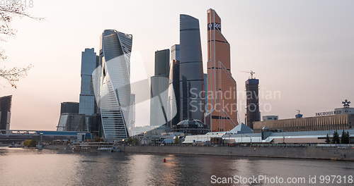 Image of Moscow city (Moscow International Business Center) , Russia