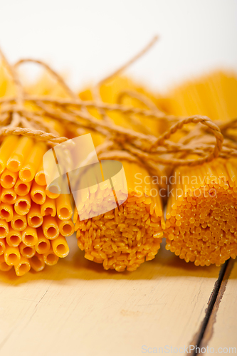 Image of bunch of Italian pasta type