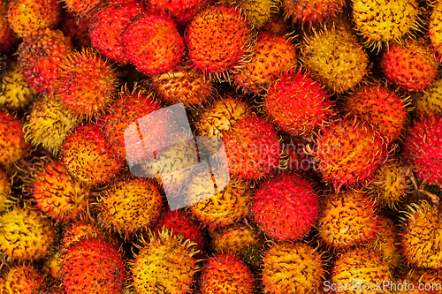 Image of Tropical fruit rambutan