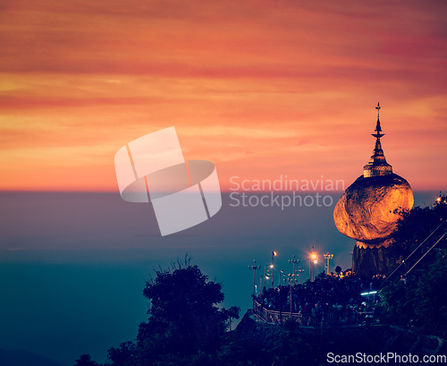 Image of Golden Rock - Kyaiktiyo Pagoda, Myanmar