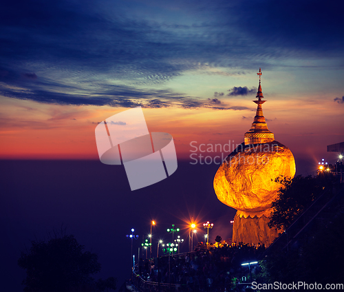 Image of Golden Rock - Kyaiktiyo Pagoda, Myanmar