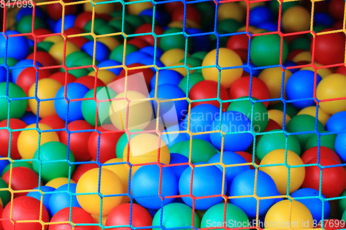 Image of color balls texture