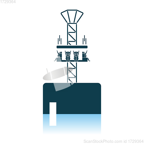 Image of Free-fall Ride Icon