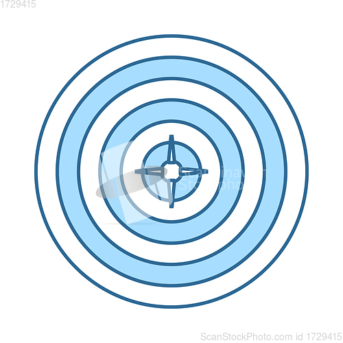 Image of Target With Dart In Center Icon