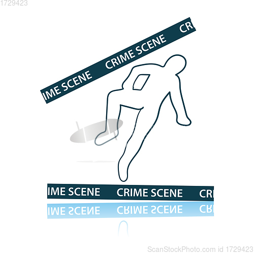 Image of Crime Scene Icon