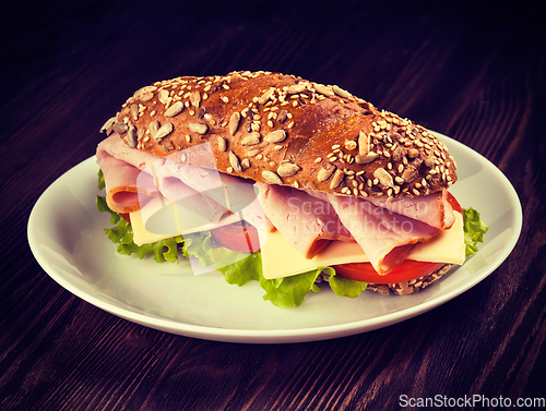 Image of Ham sandwich