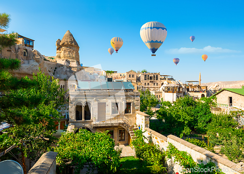 Image of Air balloons at day in Goreme