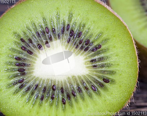 Image of fresh green kiwi fruit