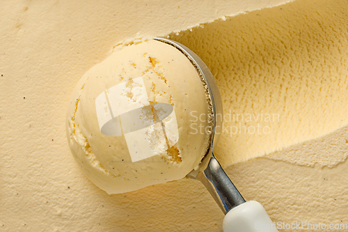 Image of vanilla ice cream