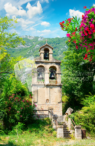 Image of Bell tower in Prcanj