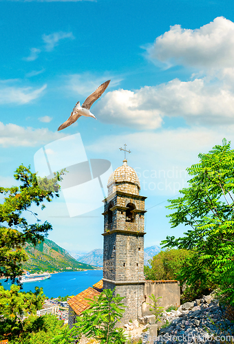 Image of Bell tower on the rock