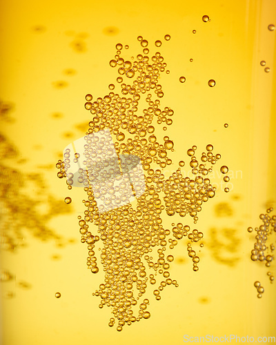 Image of texture of lager beer 