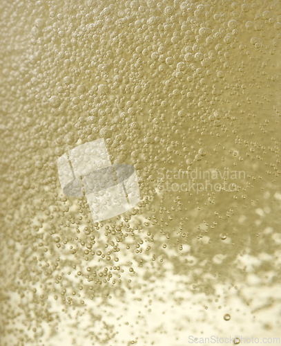 Image of texture of sparkling wine champagne