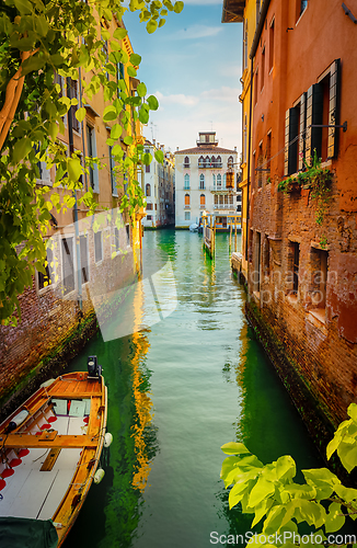 Image of Boat in a narrow channel